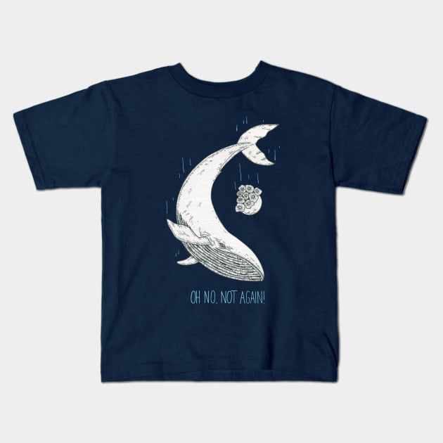 Not Again! - Dark Shirts Kids T-Shirt by Joyia M